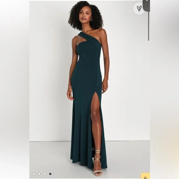 green bridesmaid dresses lulus Long Neon Green Prom Dress with Side Sash main image 0